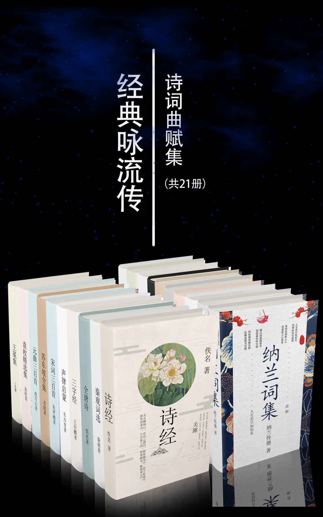 经典咏流传诗词曲赋集套装21册