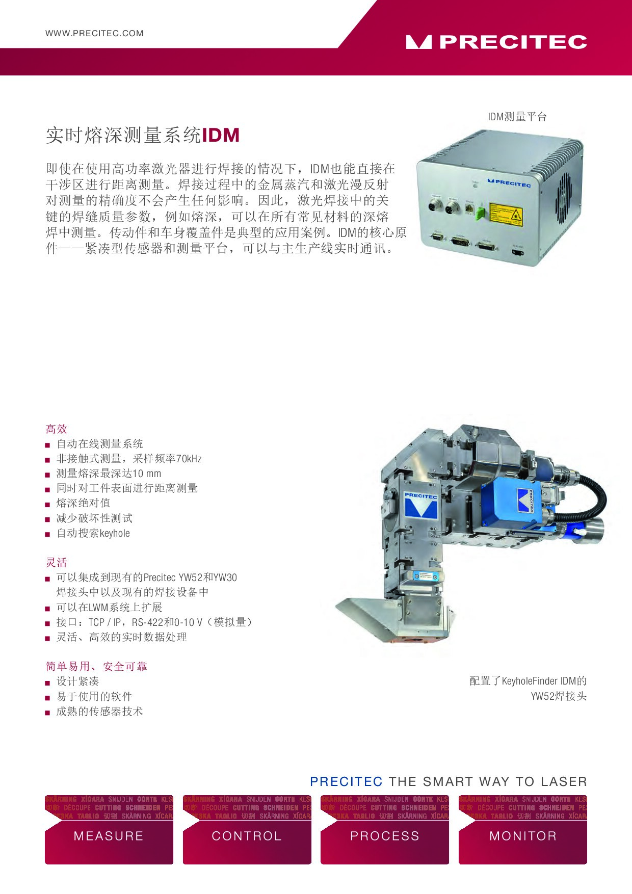 实时熔深检测系统IDM