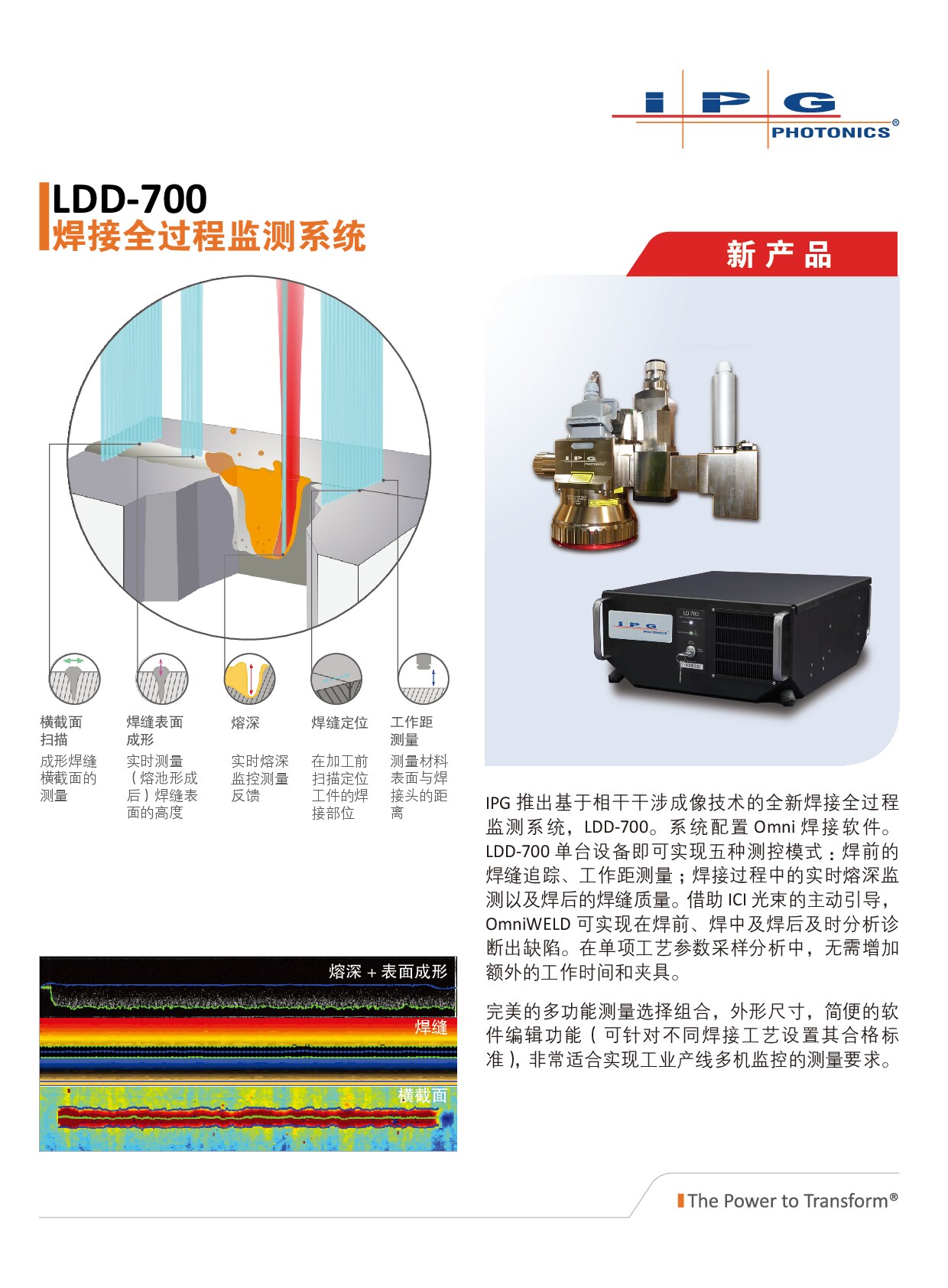 IPG 焊接全过程检测系统 LDD-700