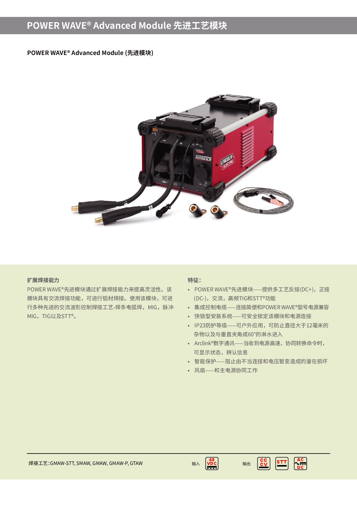 Power Wave Advanced 模块