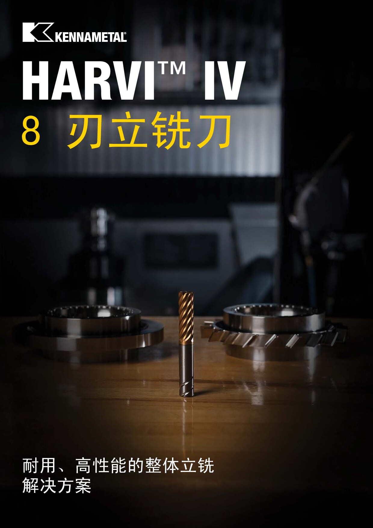 HARVI IV 8 刃立铣刀 中文